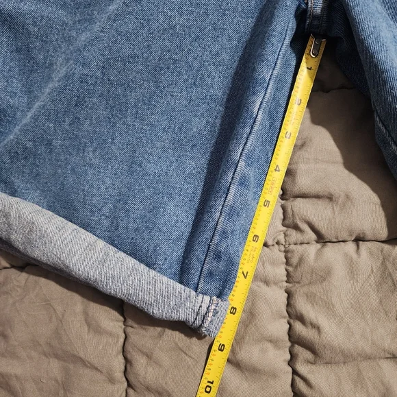 90s Blue Denim Union Bay Shorts Size 34 - Picture 5 of 10